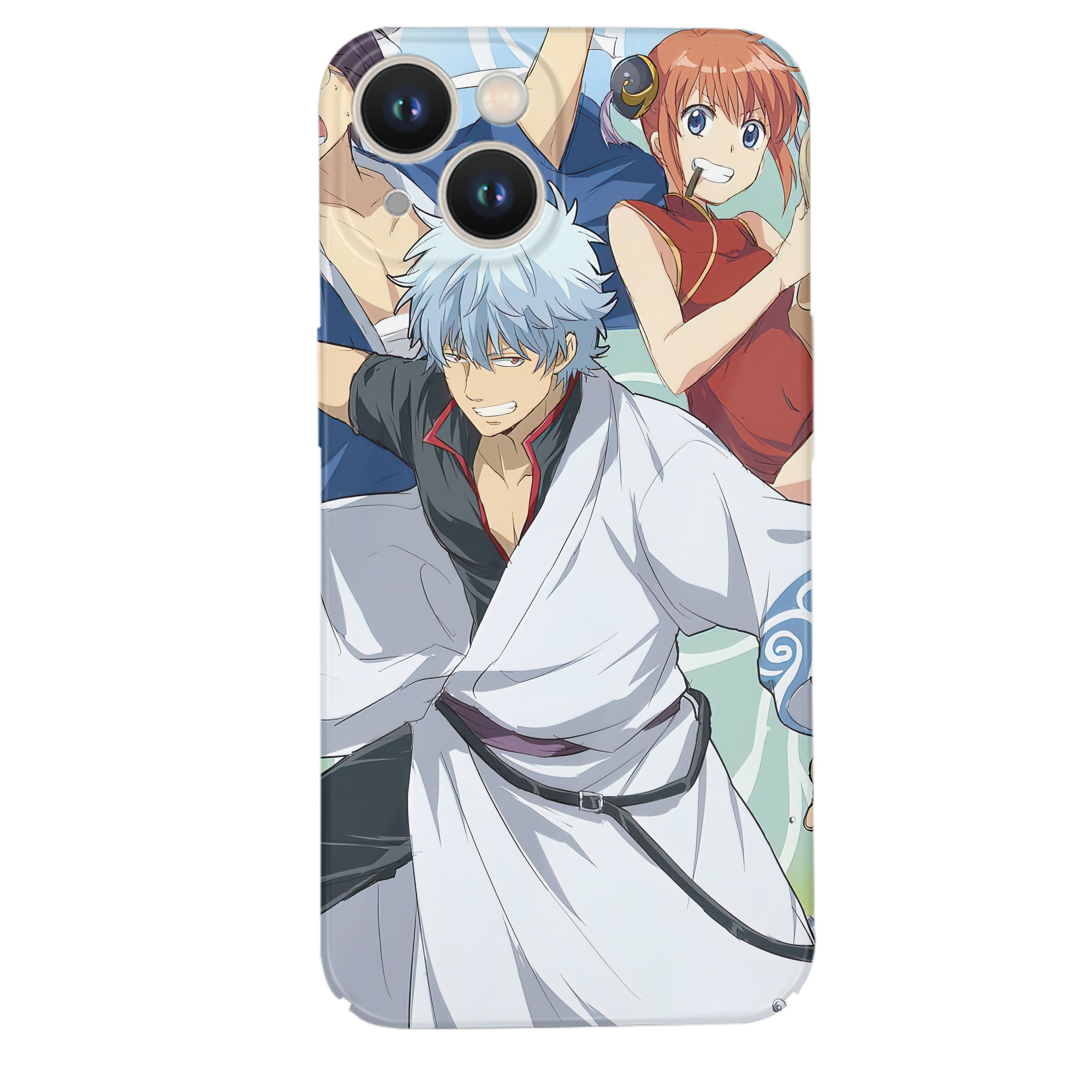 （画像用） ぎんたま 坂田銀時（さかたぎんとき） 神楽 志村新八（しむら しんぱち） GINTAMA Sakata Gintoki Kagura Shimura Shinpachi 【iPhone 14シリーズ対応】ハードケース